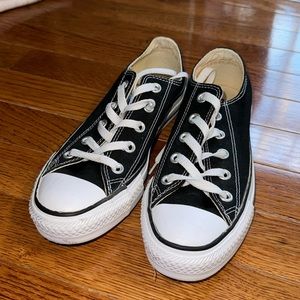 Black and White Converse Shoes